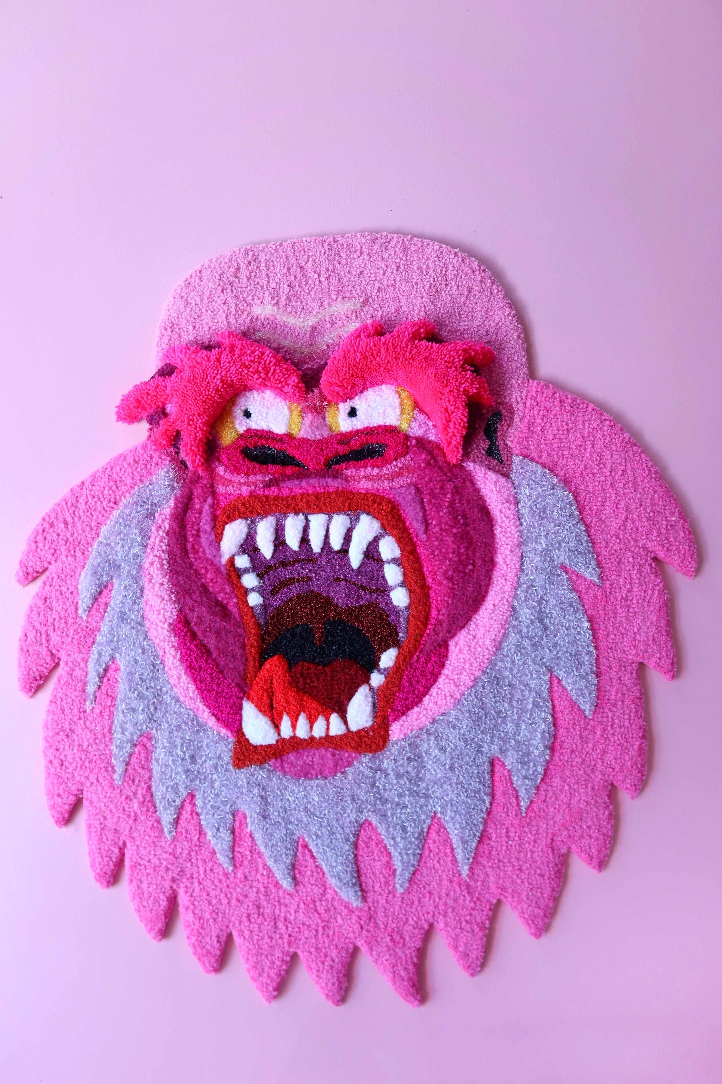 Gorilla - Tekstilmaske i Forskellige Pink Nuancer