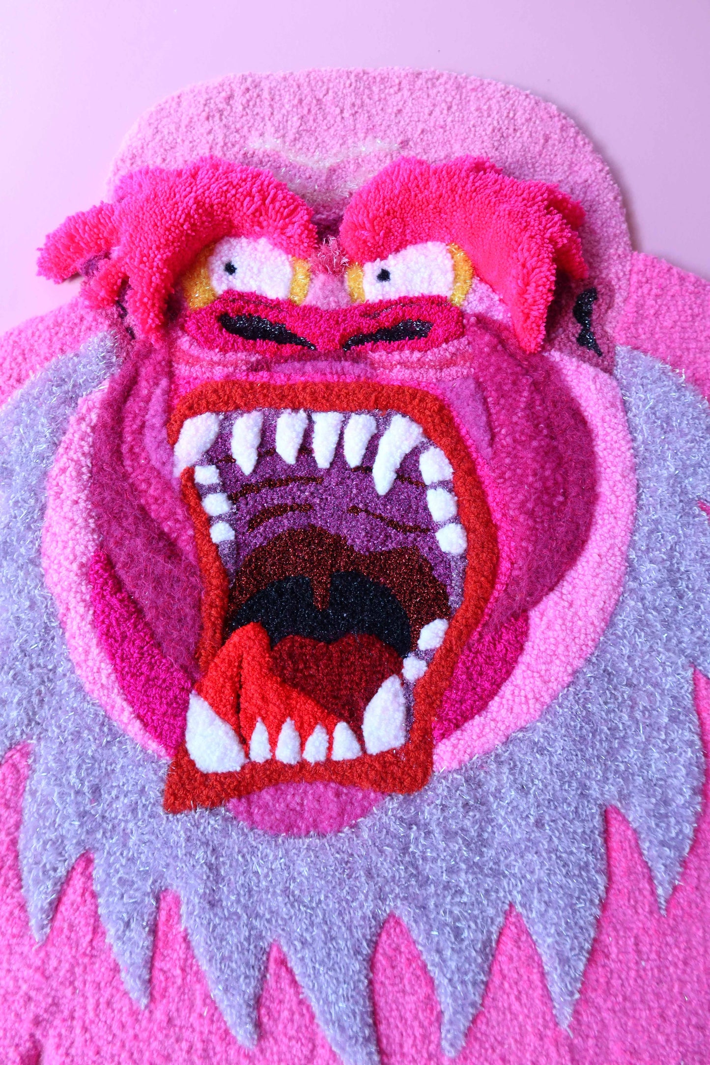 Gorilla - Tekstilmaske i Forskellige Pink Nuancer