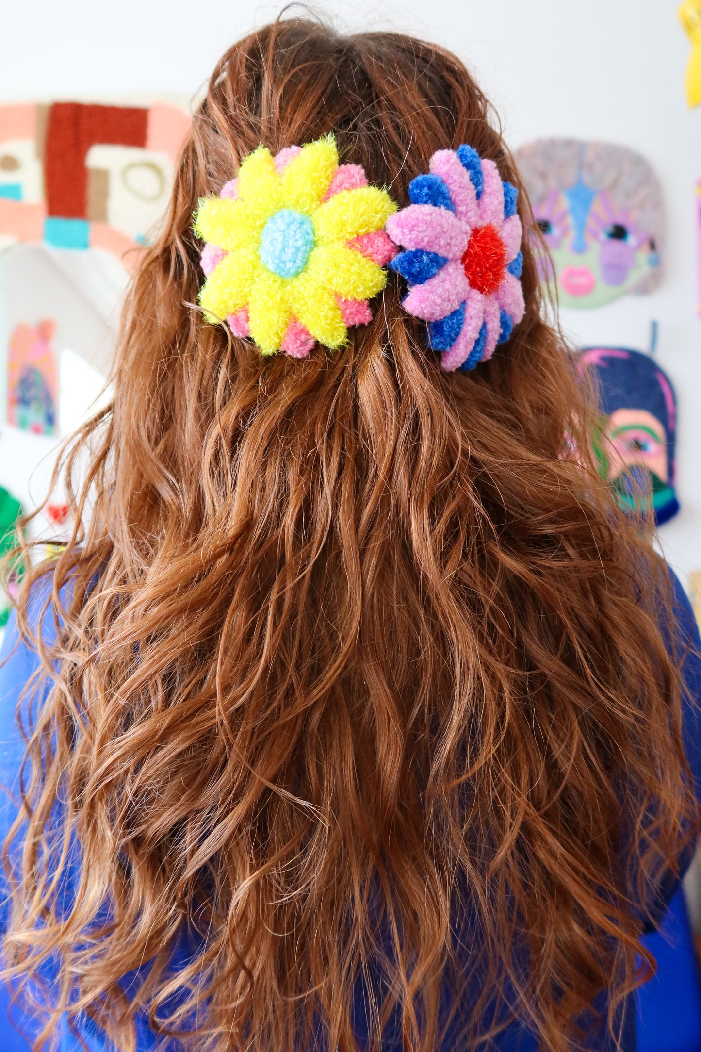 Flower Accessorie blue/pink/red