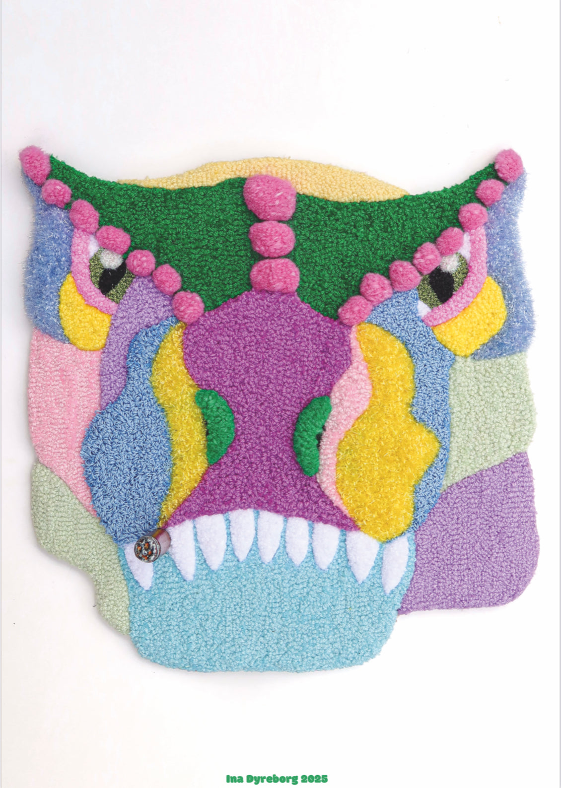 T-Rex - Green & Pastels - Summer Treat - A3 & 50x70