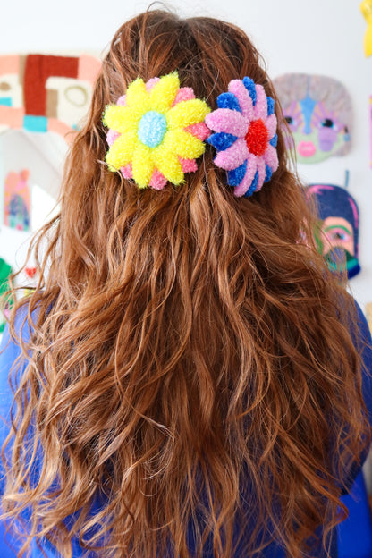 Flower Accessorie yellow/blue/pink