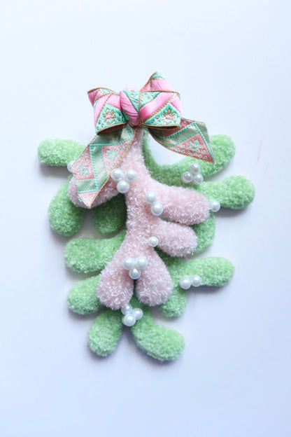 Mistletoe - Soft Pastels - Handmade Tufted Decoration