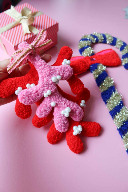 Custom Mistletoe - Handmade Tufted Decoration