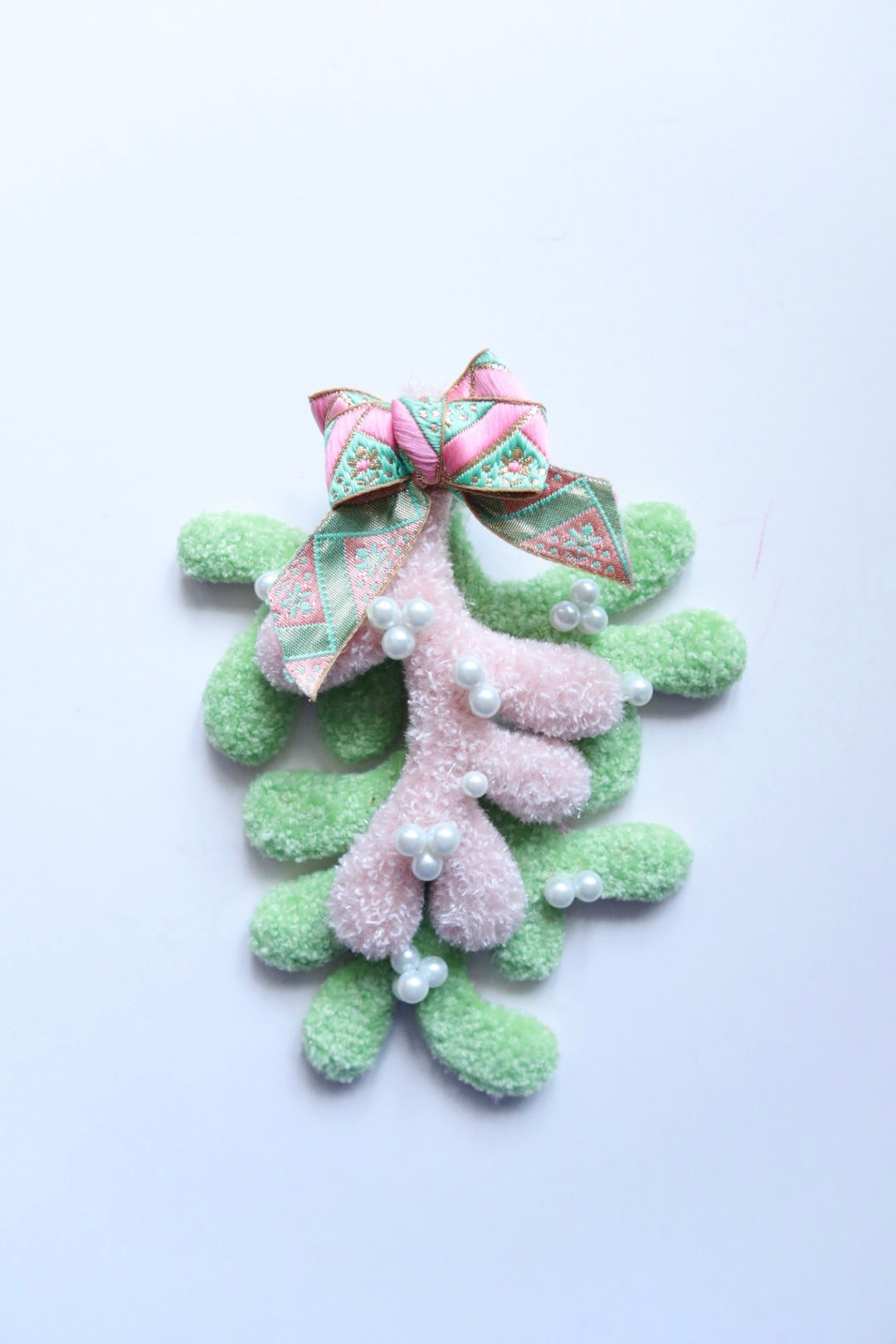 Mistletoe - Soft Pastels - Handmade Tufted Decoration