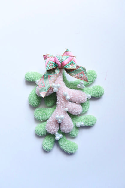 Mistletoe - Soft Pastels - Handmade Tufted Decoration