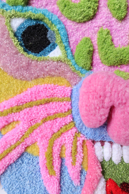 Paka - Tekstilmaske i Pink, Lilla, Lysegrøn & Himmelblå