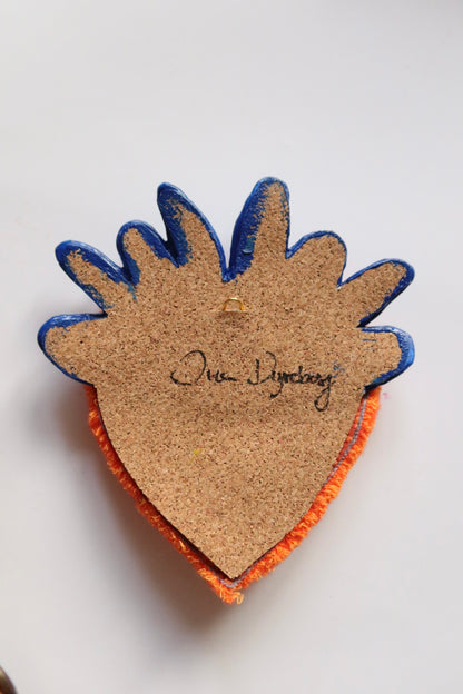 Watchful Heart - Tufted Heart with Eye and Flames