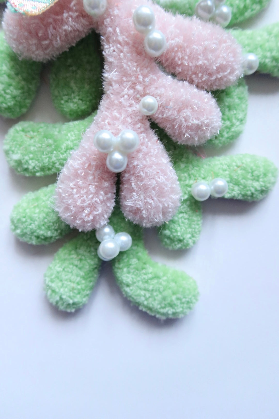 Mistletoe - Soft Pastels - Handmade Tufted Decoration