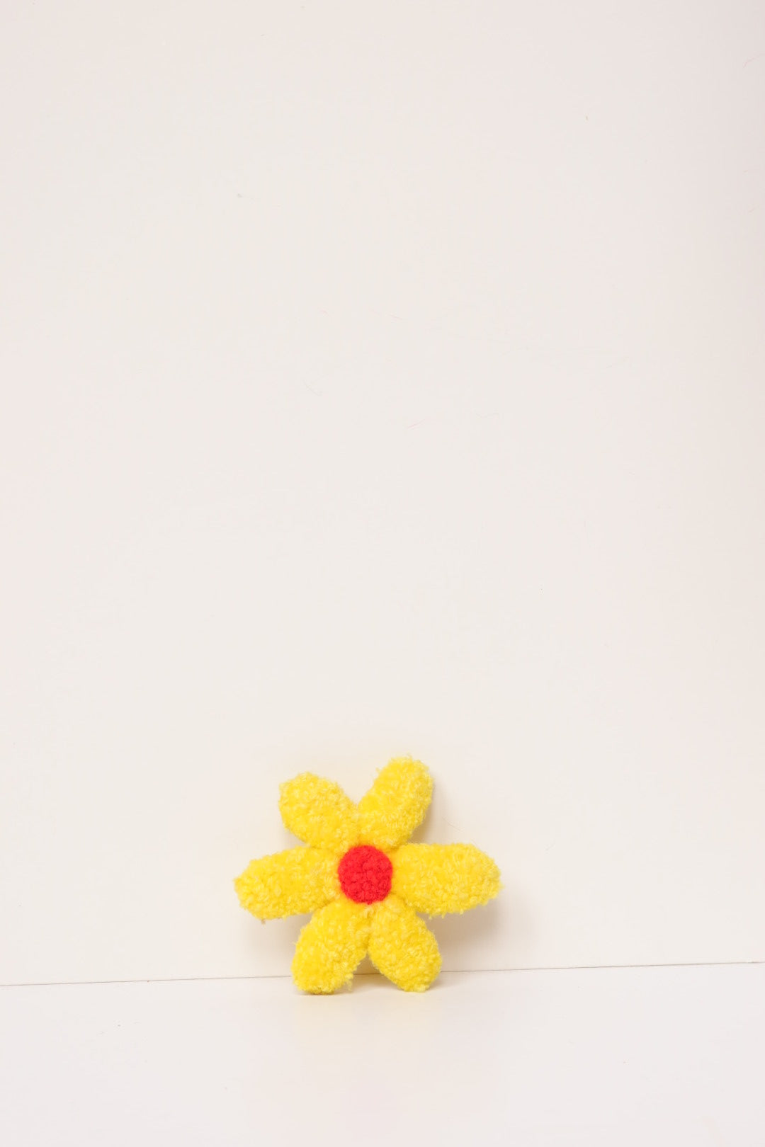 Daisy - Handmade Hair Clip in Yellow & Red