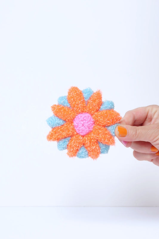 Blomster Accessory - Orange, Pink & Gul