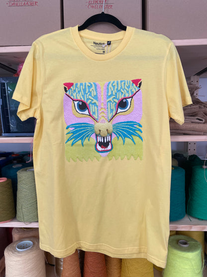 Yellow Feline T-shirt