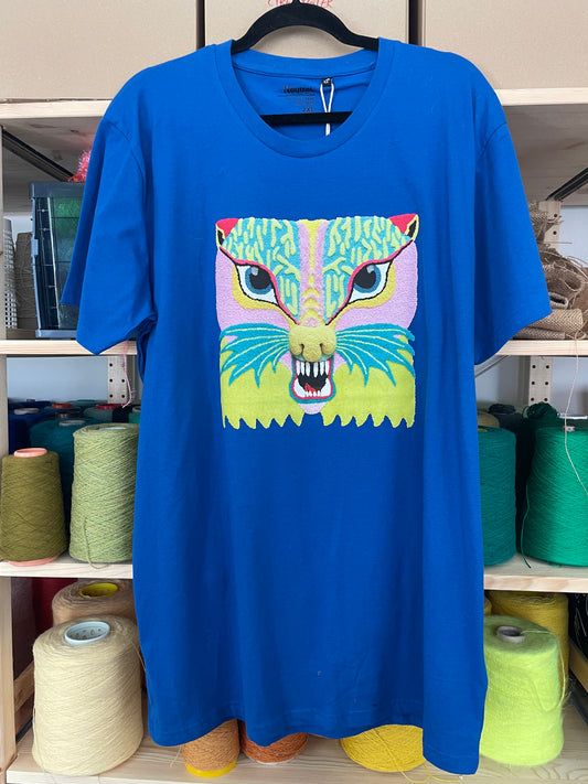 Blue Feline T-shirt